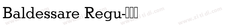 Baldessare Regu字体转换